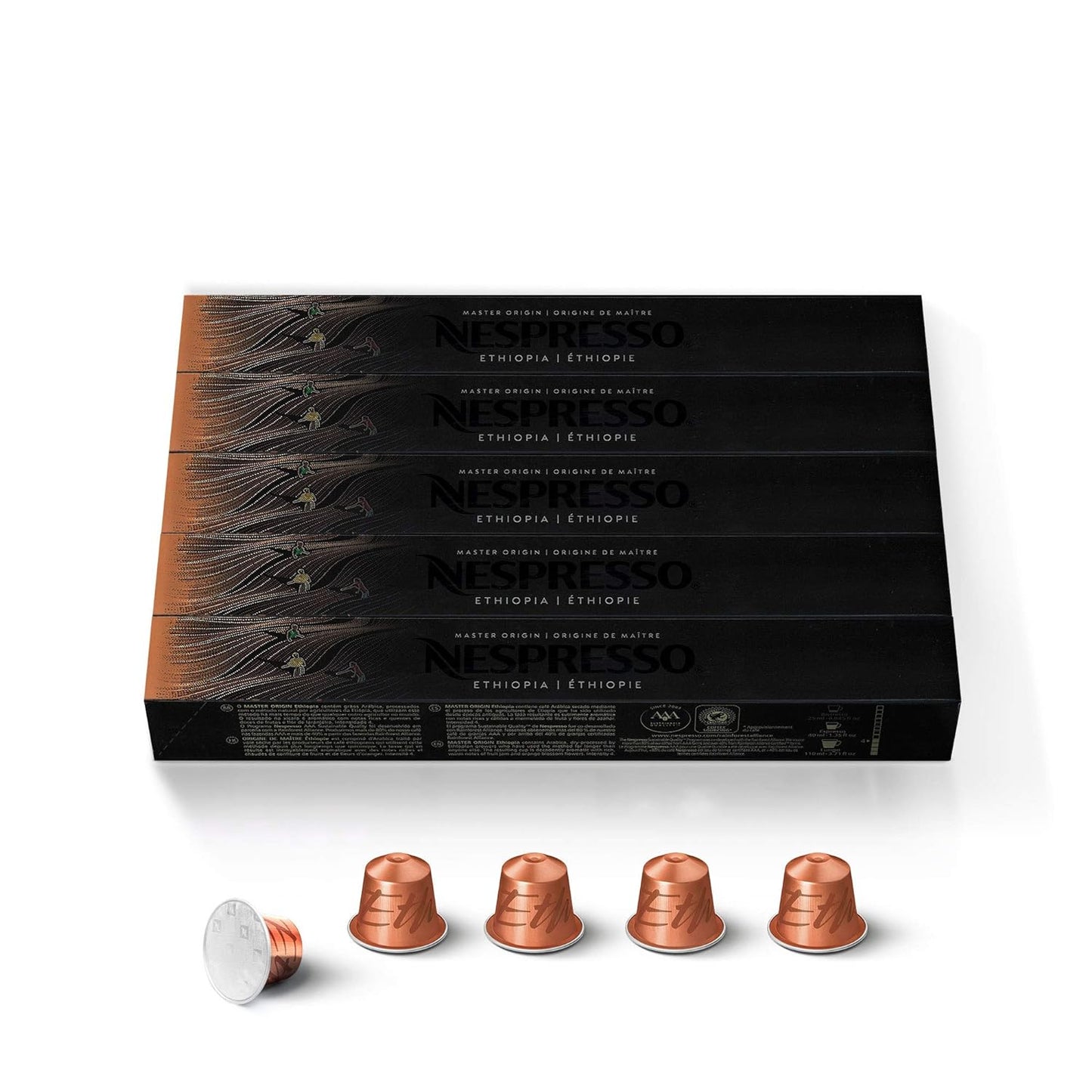 Nespresso Ethiopia Master Origin Mild Roast Coffee Pods