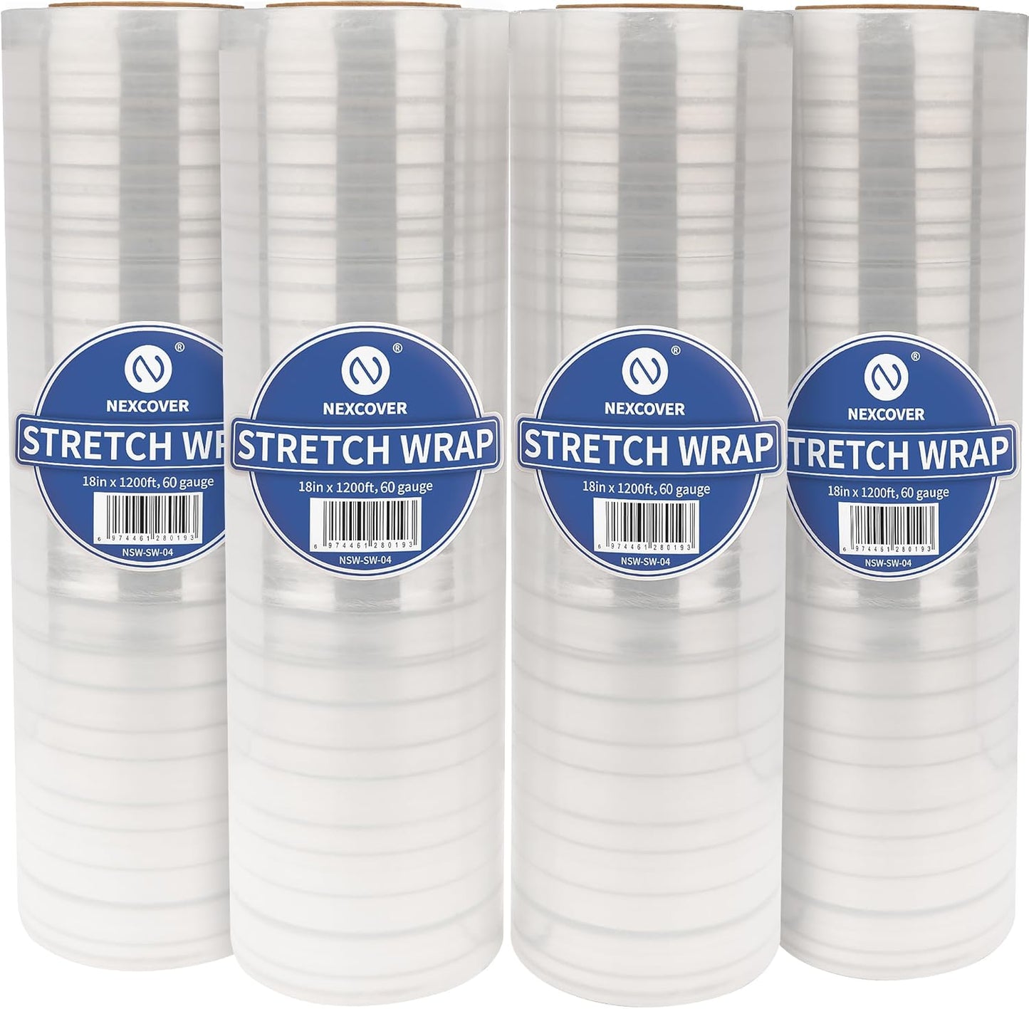 NEXCOVER 18 Inch Stretch Wrap - Heavy Duty Packing Supplies