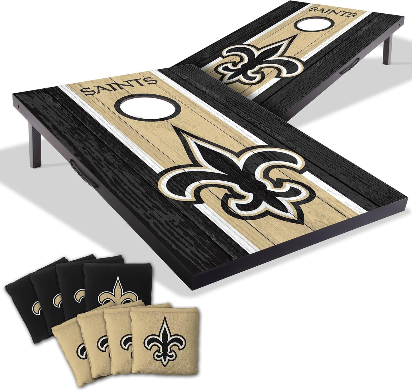 YouTheFan NFL Portable Cornhole Game with Logo Bags for Fun