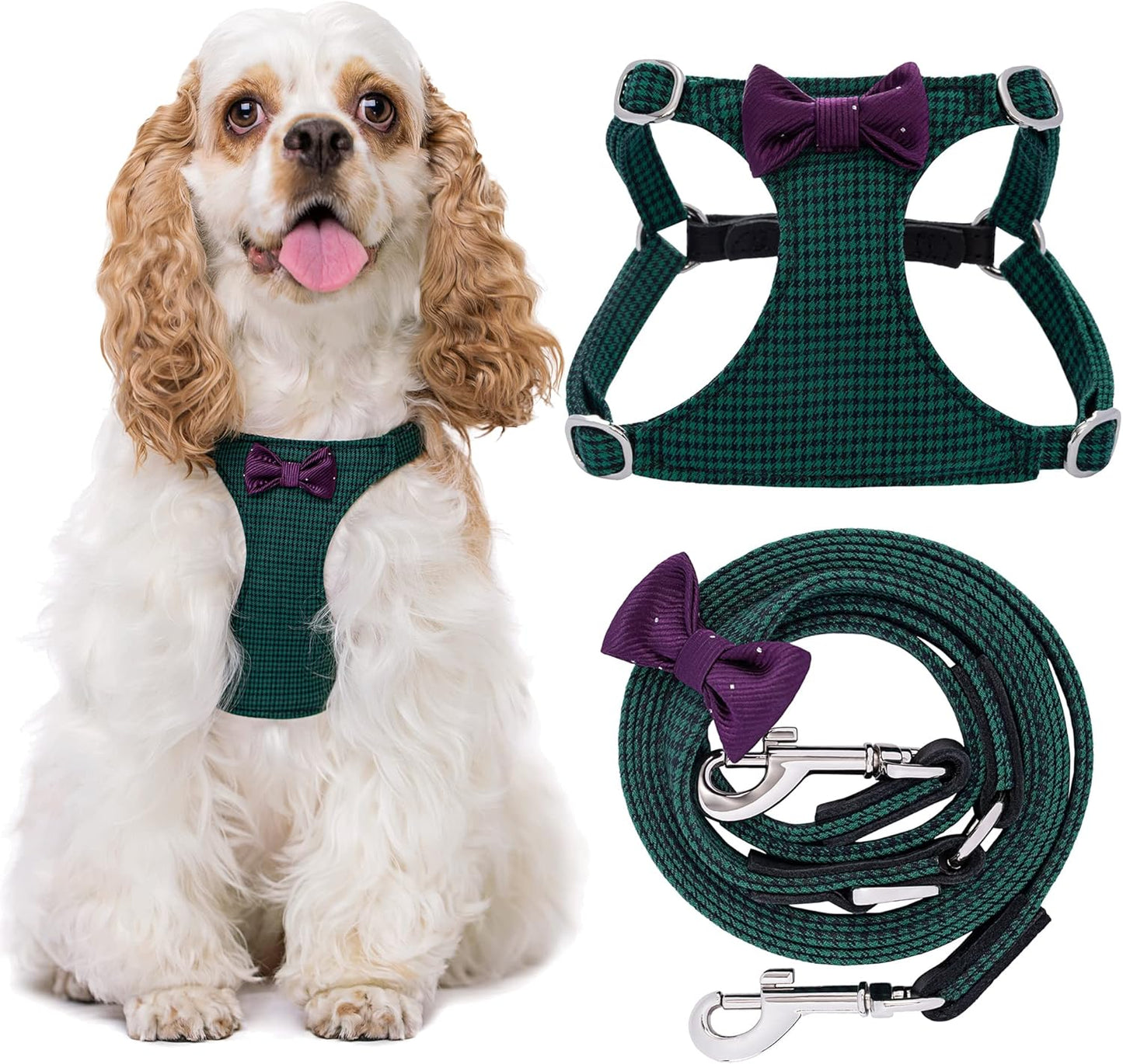 Puppytie No Pull Dog Harness for Medium Dogs, Soft & Adjustable