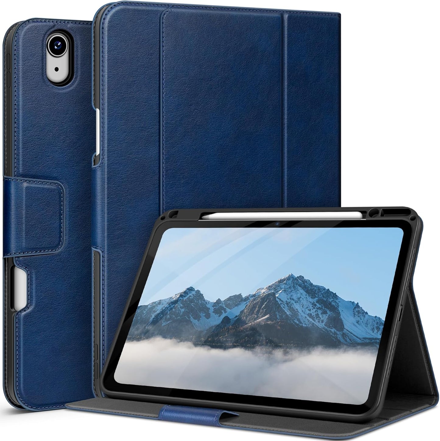 iPad Air 13 inch Case with Pencil Holder and Multiple Angles