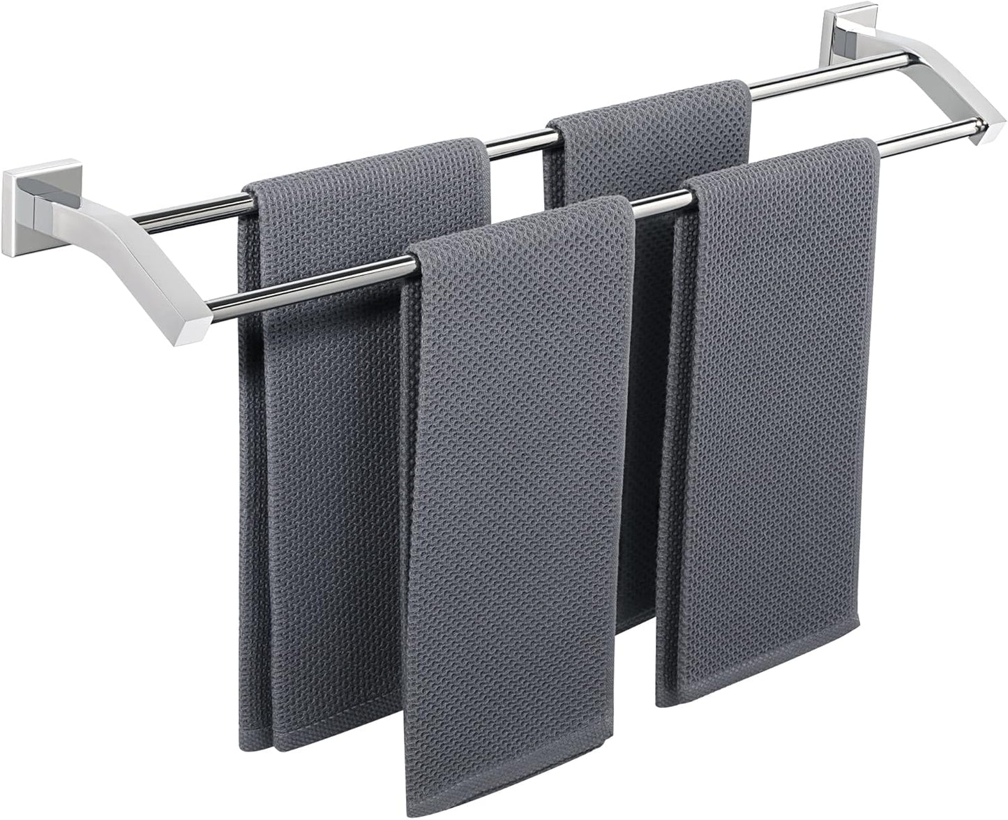 Alise Double Bath Towel Bars for Bathroom - Heavy Duty Design