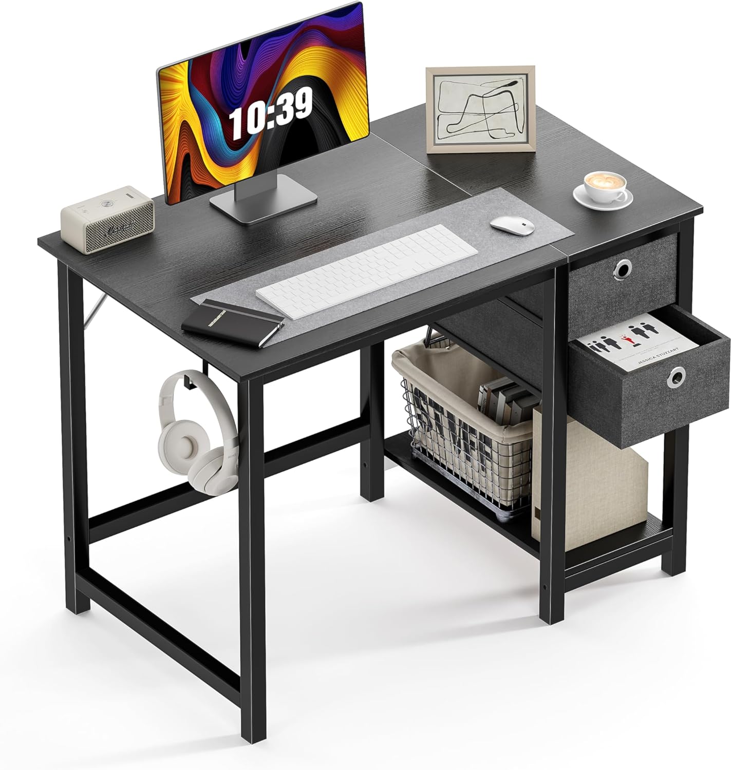 Sweetcrispy Small Computer Desk: Efficient Home Office Solution