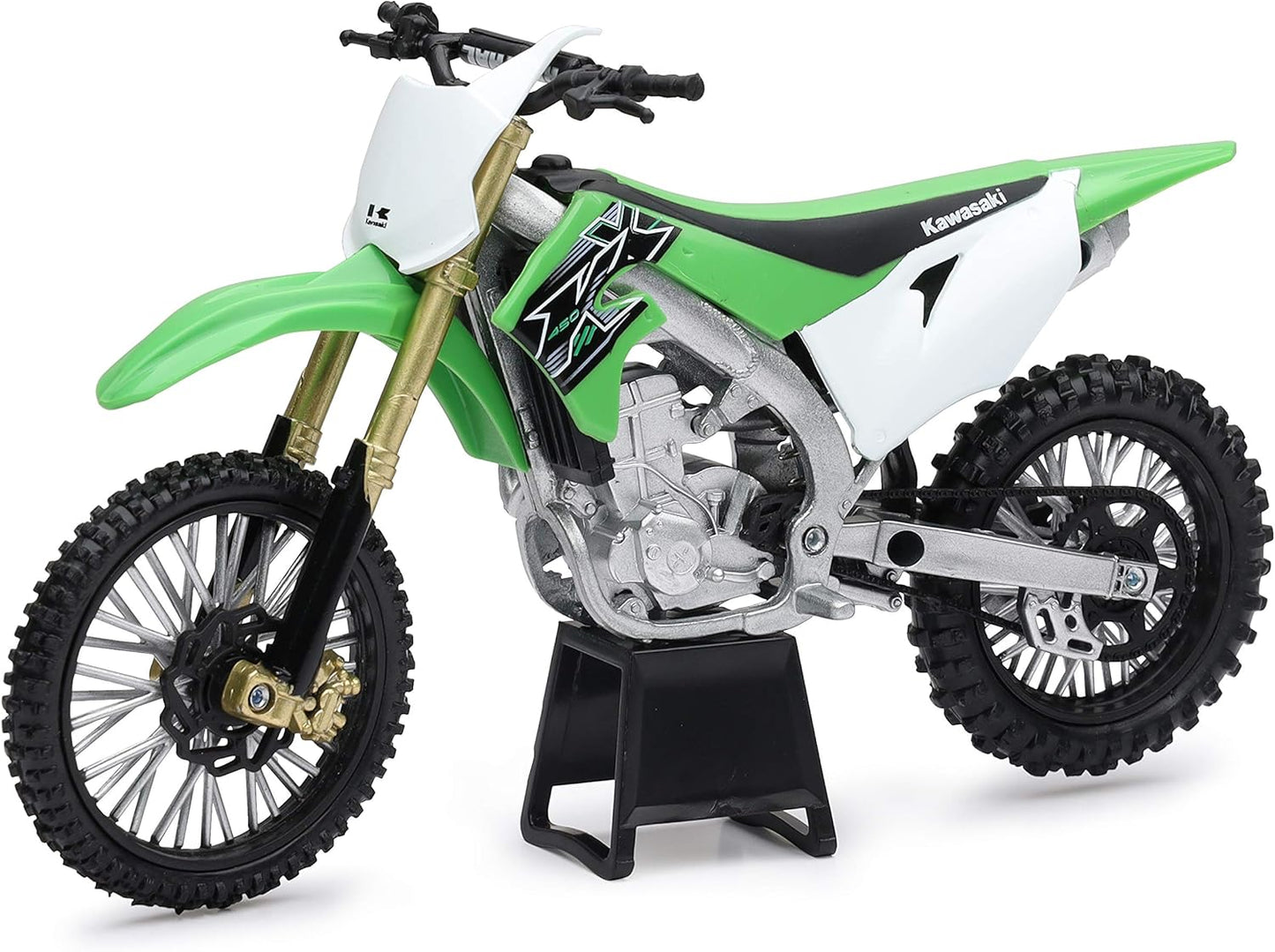 1/12 Diecast Kawasaki KX 450F Motorcycle - Green Speedster!