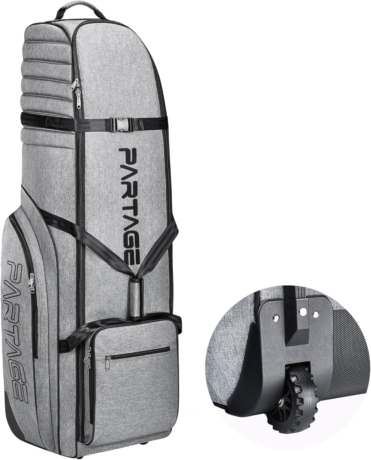 Partage Golf Travel Bag: Heavy Duty & Airline-Friendly