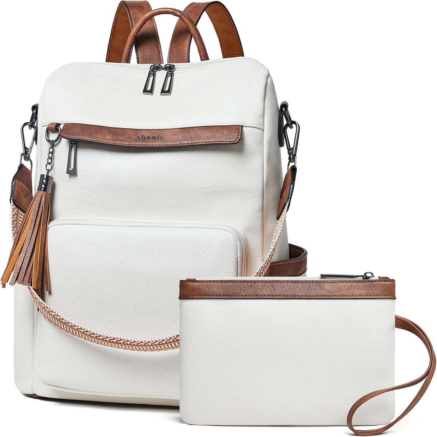 Vegan Leather Laptop Backpack for Women - Stylish & Durable