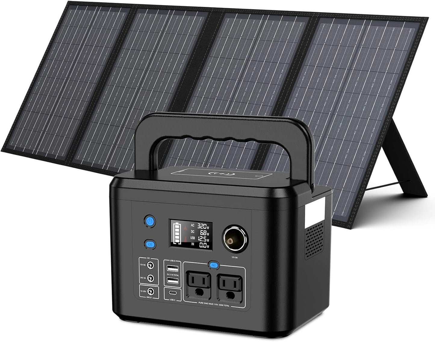 350W Solar Generator: Portable Power & Energy Freedom!