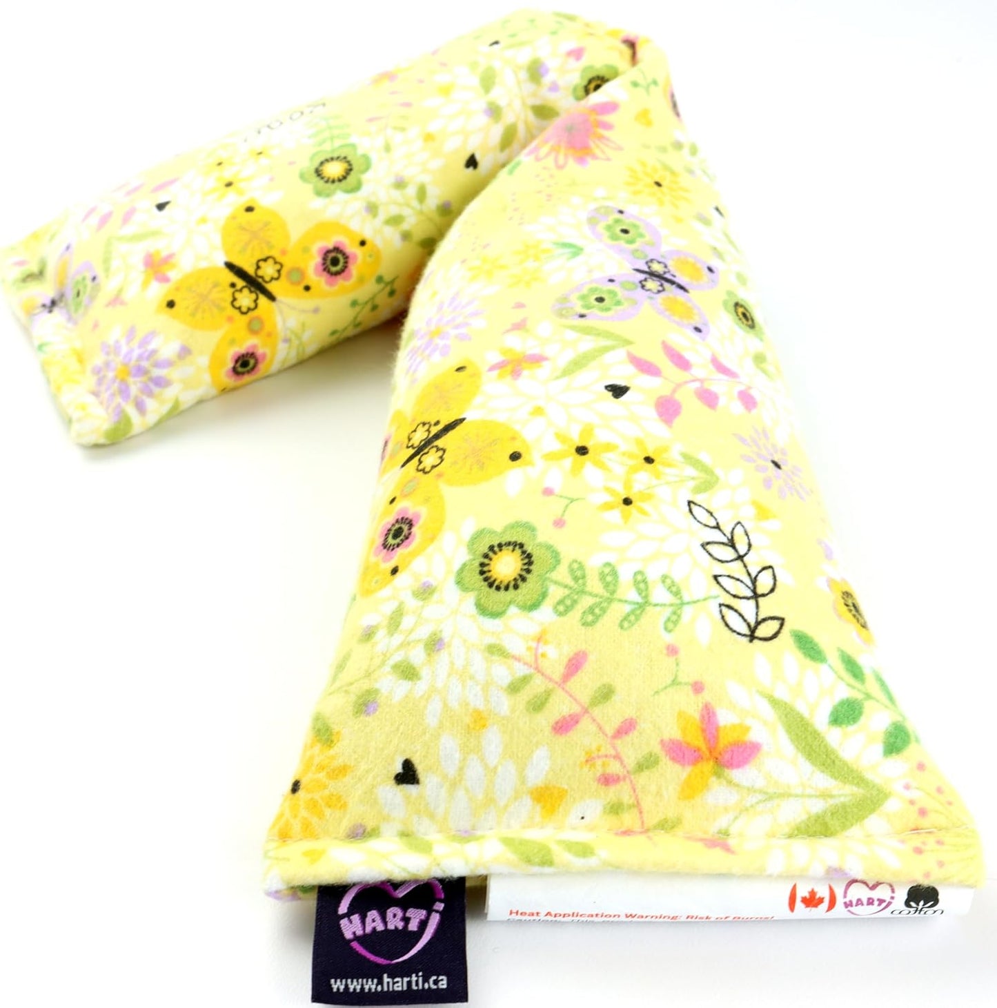 Handmade Microwavable Heating Pad - Pain Relief for Back, Neck, Shoulders - Sunny Sky Butterfly