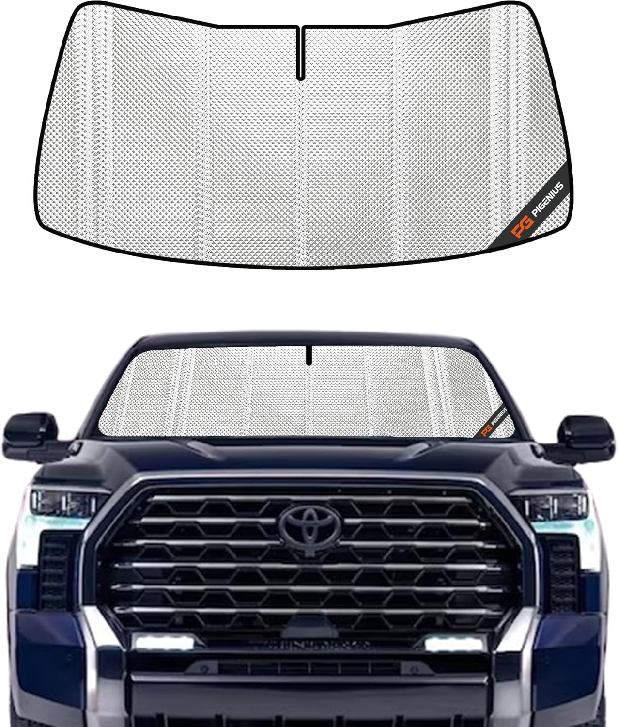 Windshield Sun Shade for Toyota Tundra 2022-2025 Full Coverage