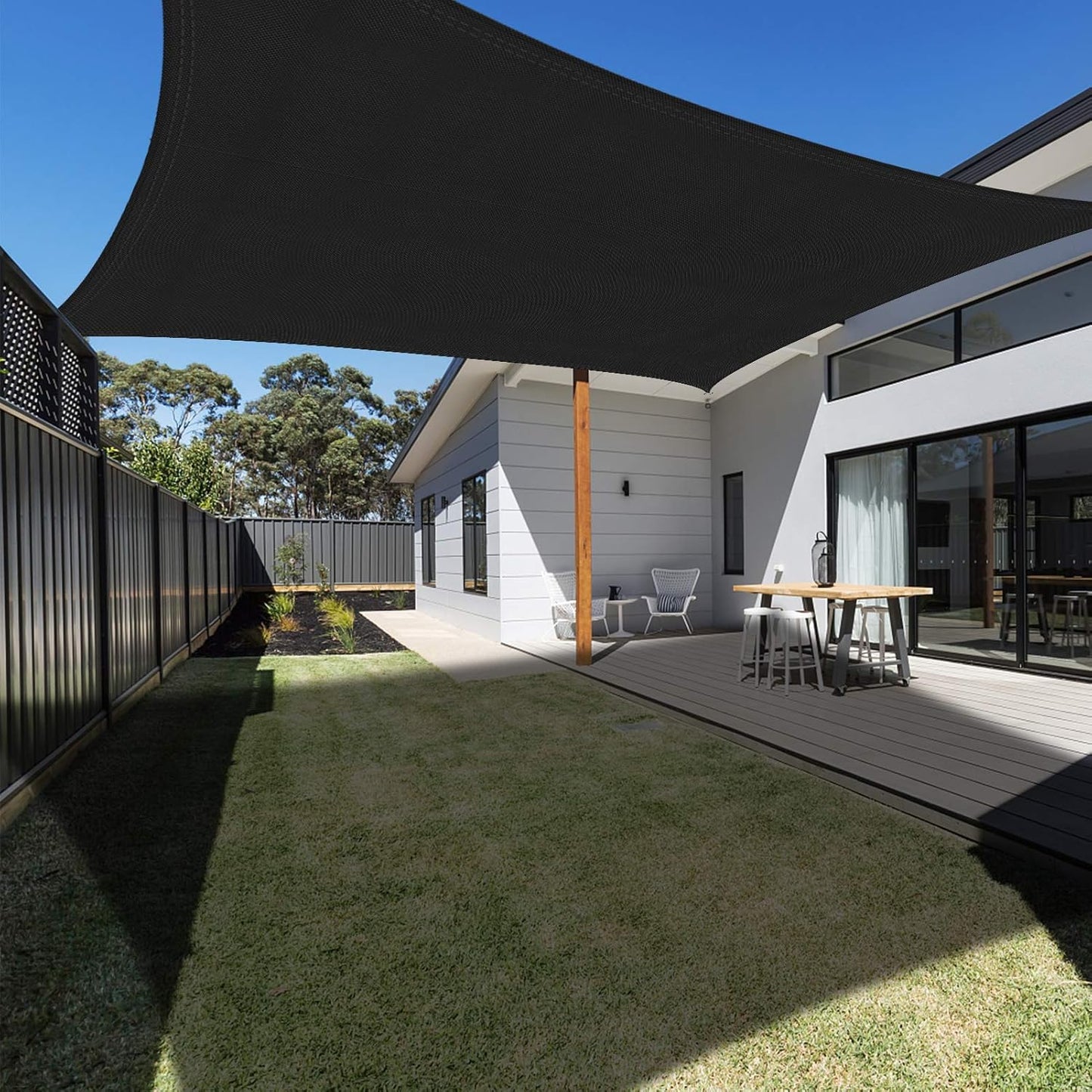 Ankuka Waterproof Sun Shade Sail Canopy for Outdoor Spaces