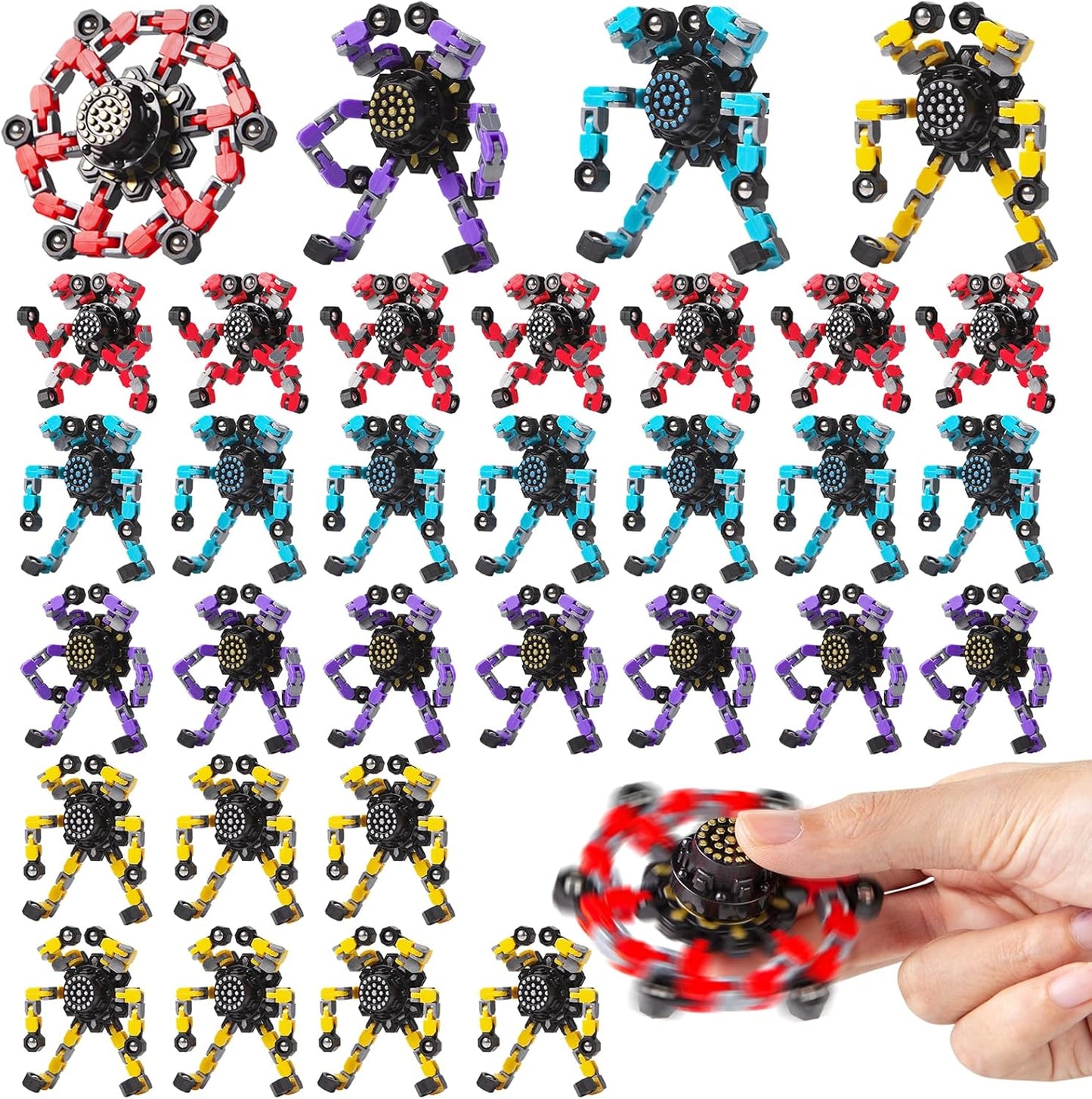 Transformable Fidget Spinners for Kids and Adults Stress Relief