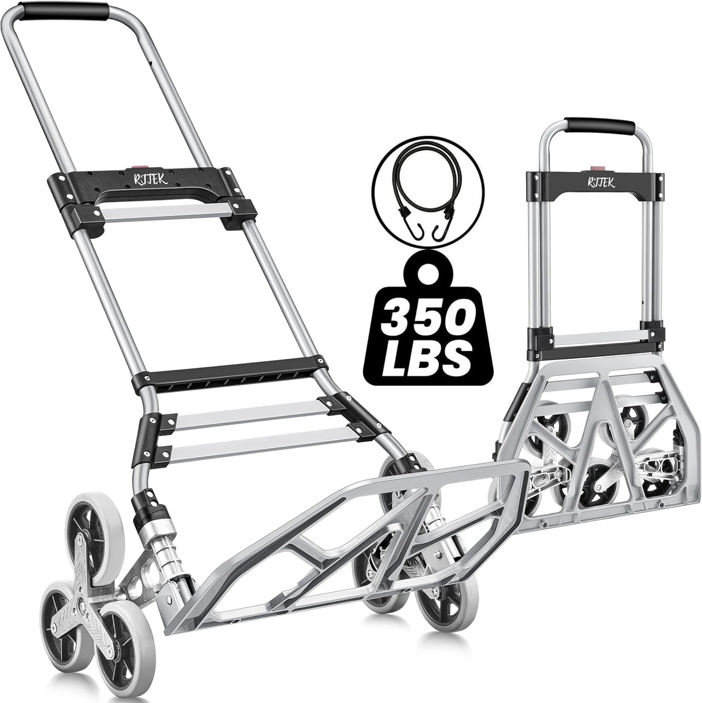 Stair Climber Hand Truck and Dolly with 350 Lb Capacity