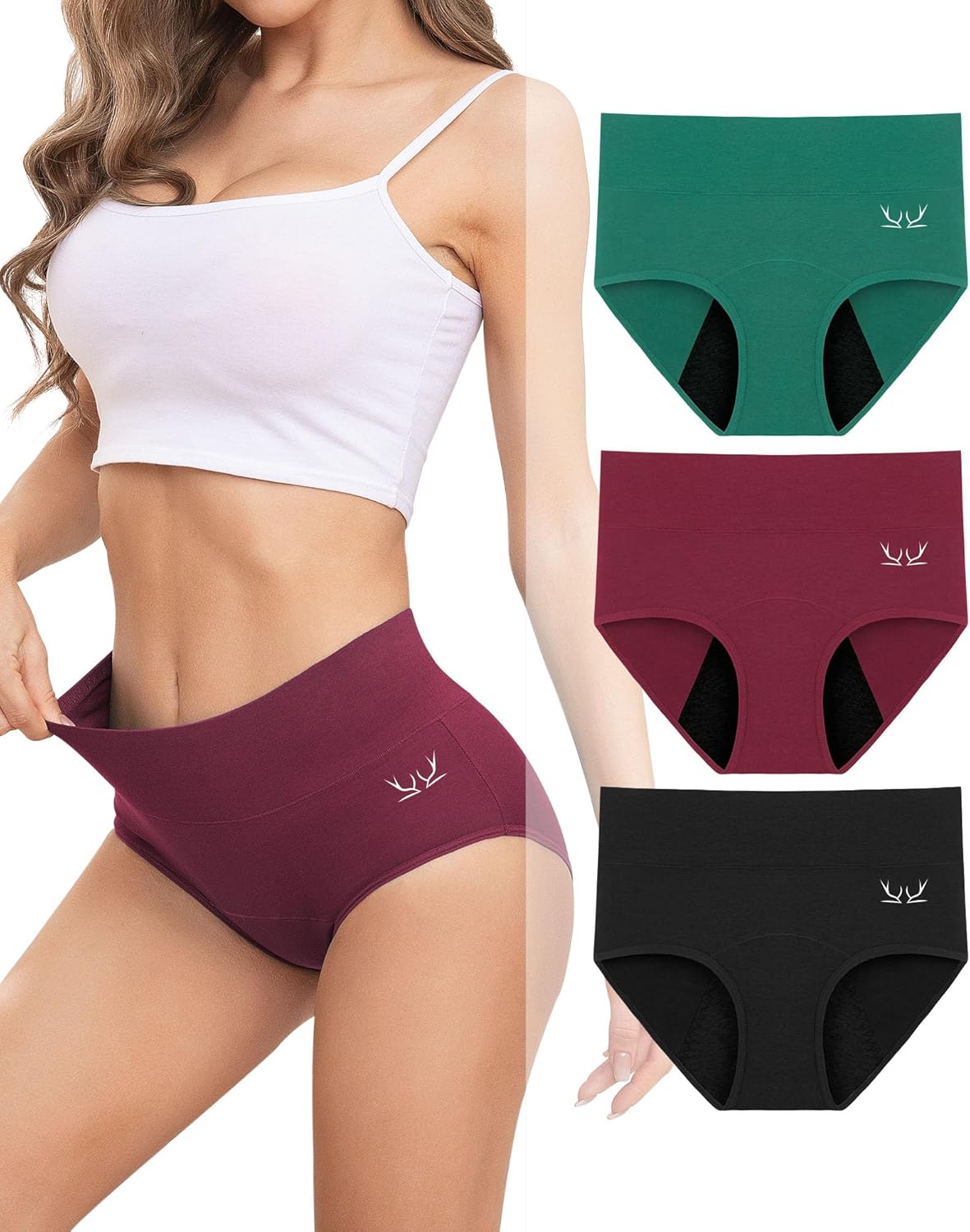 Heavy Flow High Absorbency Period Underwear for Women and Teens