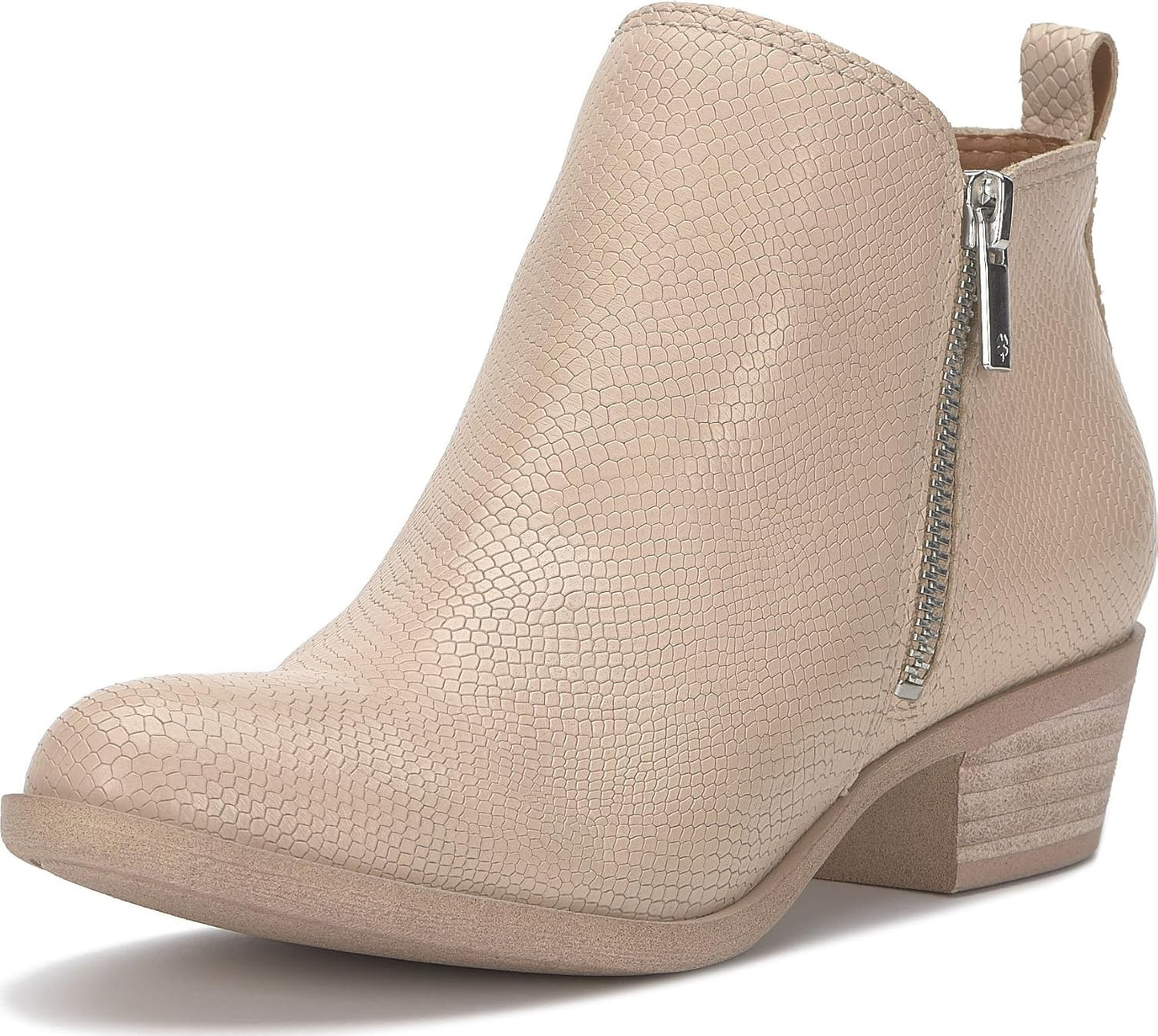 Lucky Brand Women's Basel Ankle Bootie with Stylish Metal Zipper
