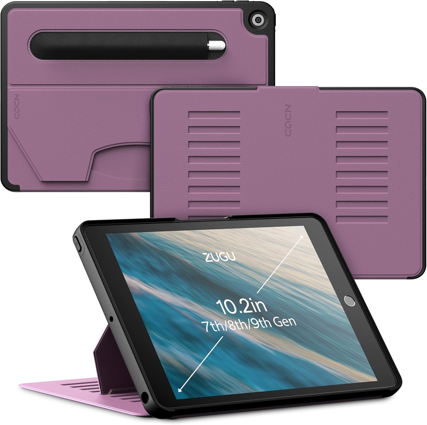 ZUGU CASE for 10.2 Inch iPad 7th/8th/9th Generation - Berry Purple
