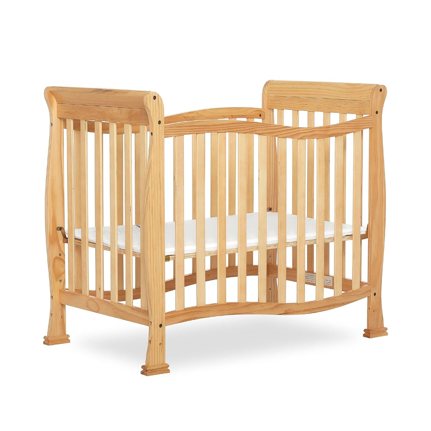 Dream On Me Violet 4-In-1 Convertible Mini Crib for Safety