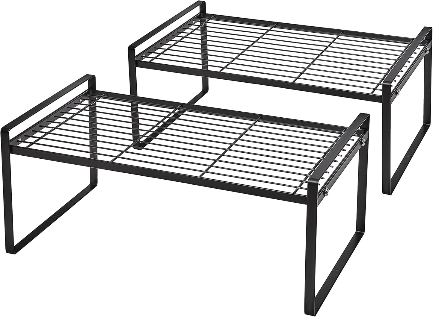 2Pack Cabinet Shelf Organizer for Kitchen and Bathroom Storage
