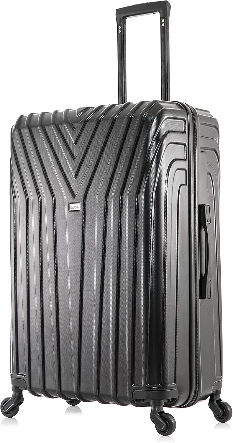 InUSA VASTY Luggage with Spinner Wheels for Effortless Travel