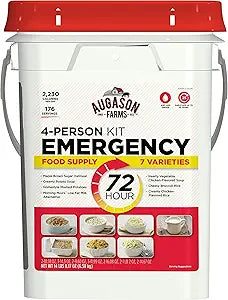 72-Hour Emergency Food Storage Kit for 4-Person Survival