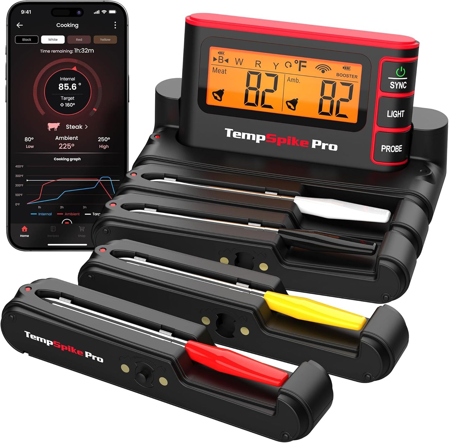 Wireless TempSpike BBQ Thermometer: High Precision