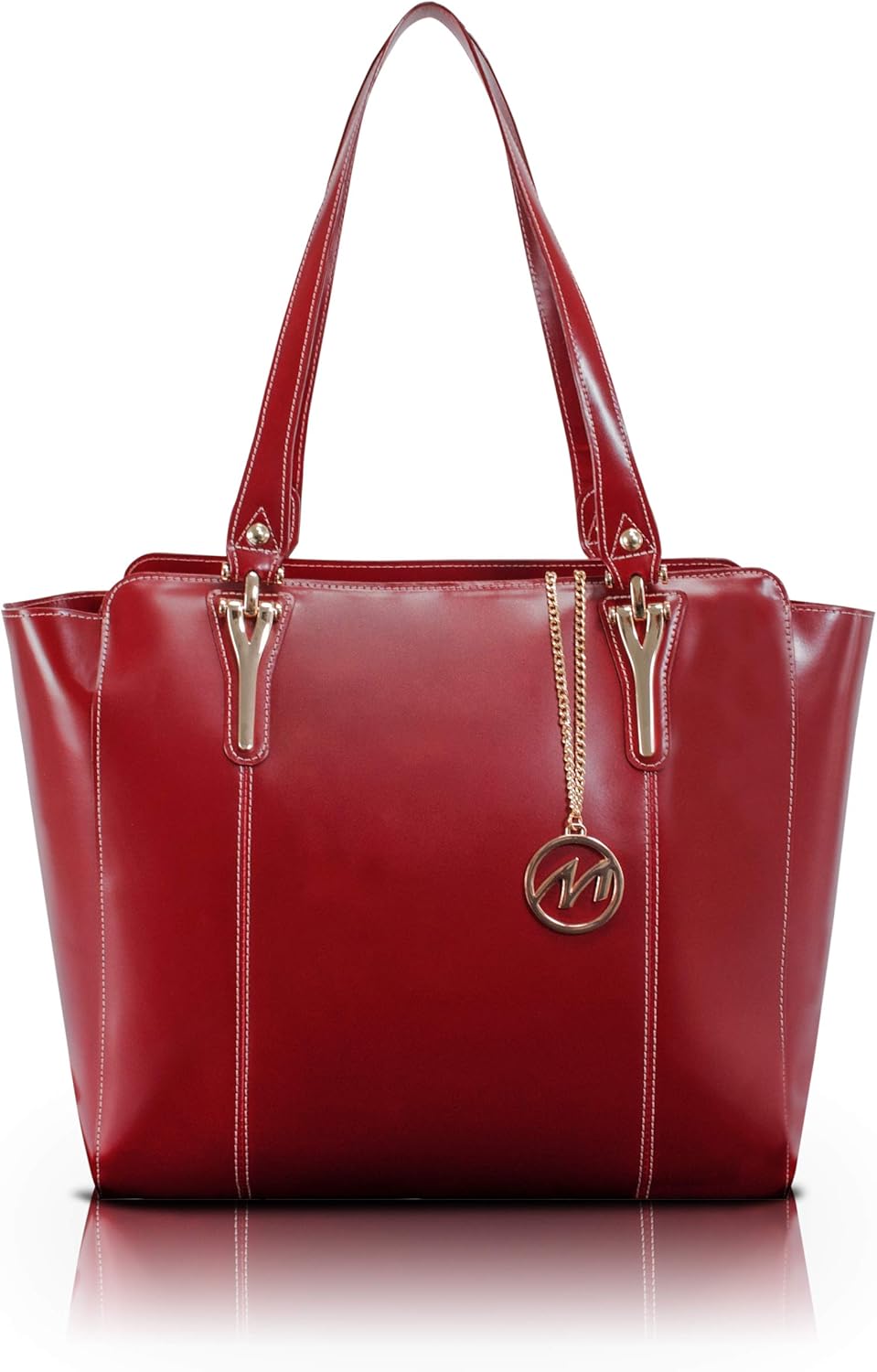 McKlein ALICIA Leather Ladies' Tote with Tablet Pocket