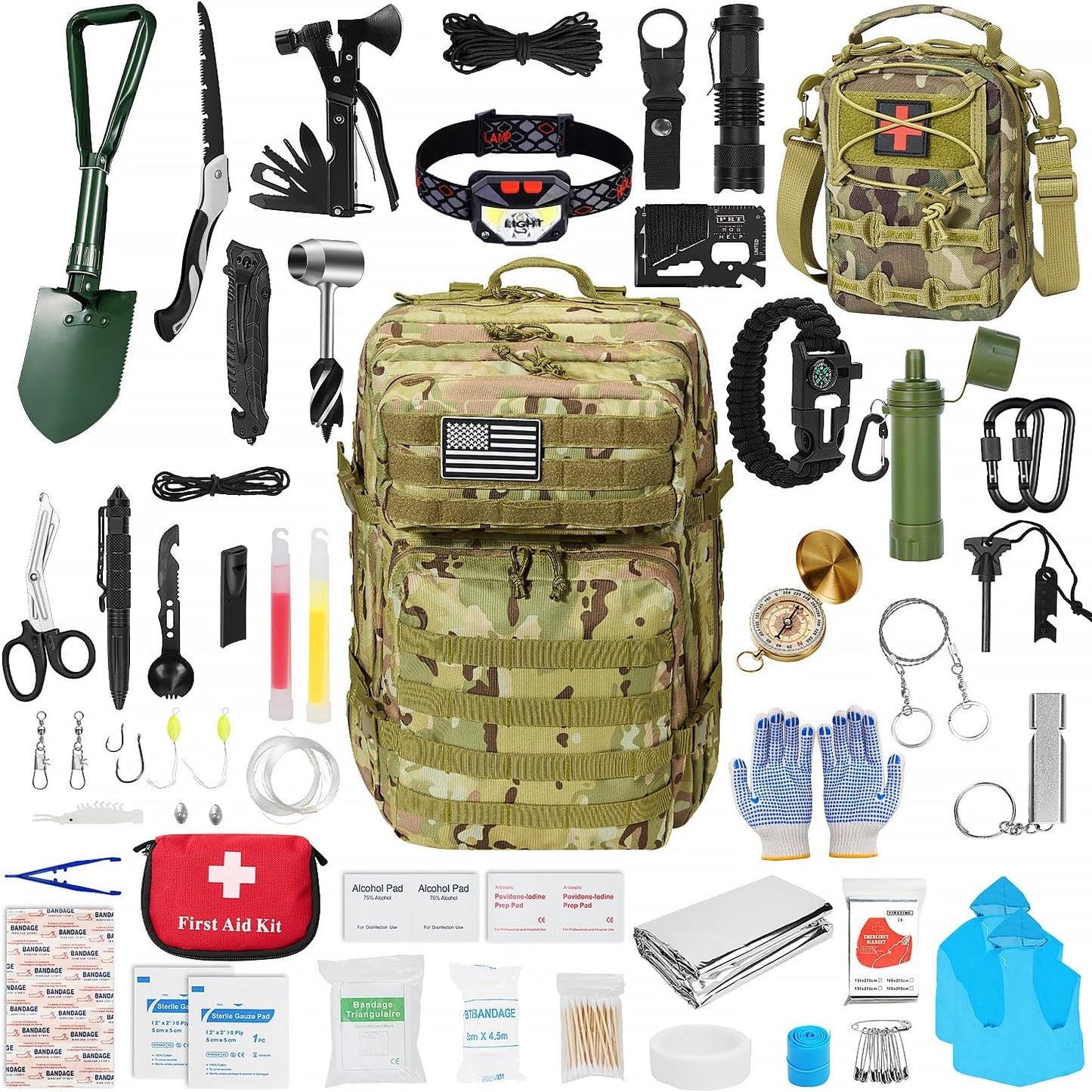 Skywod Ultimate Survival Kit - 99PCS Adventure Gear