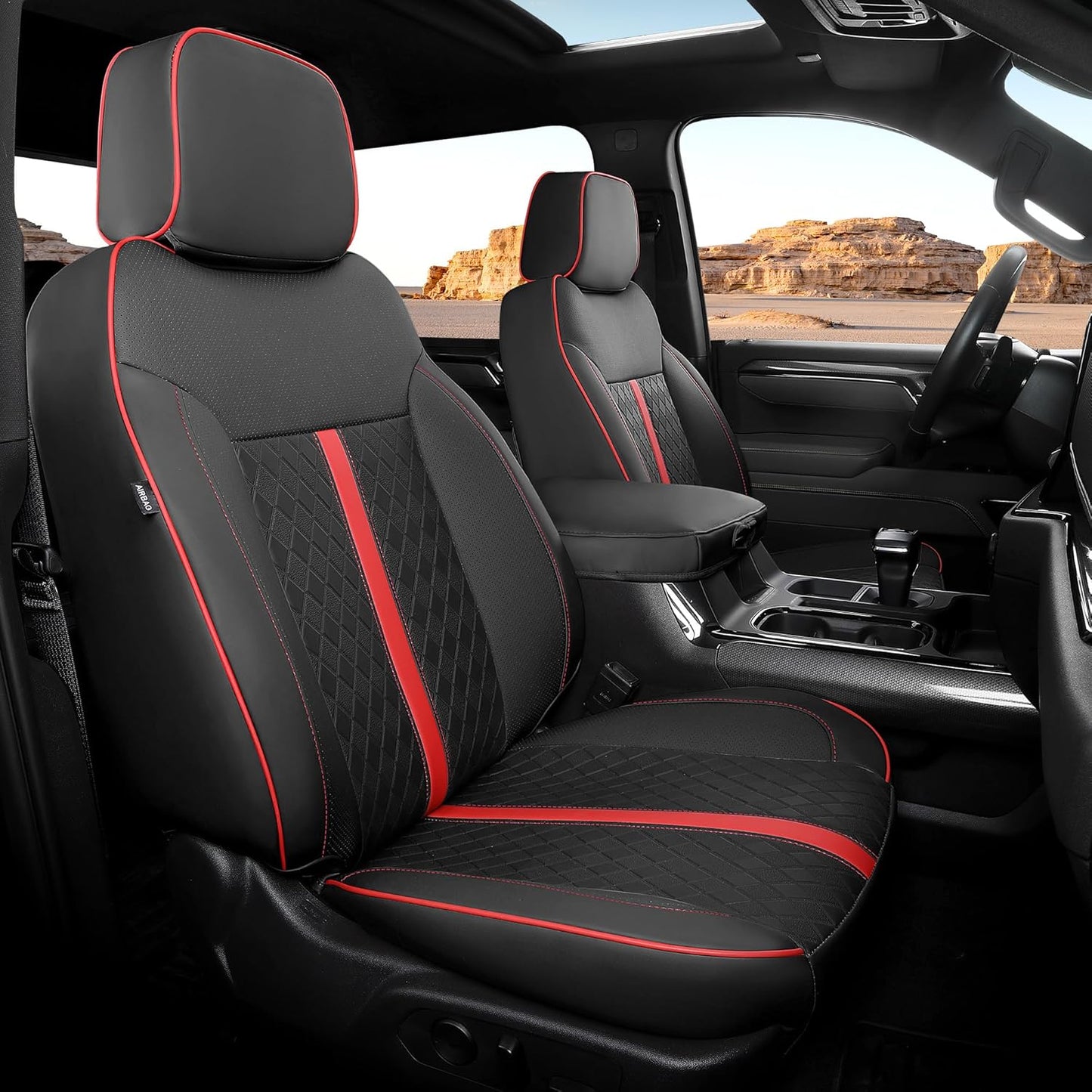 Custom Fit Leather Seat Covers for Chevy Silverado & GMC Sierra