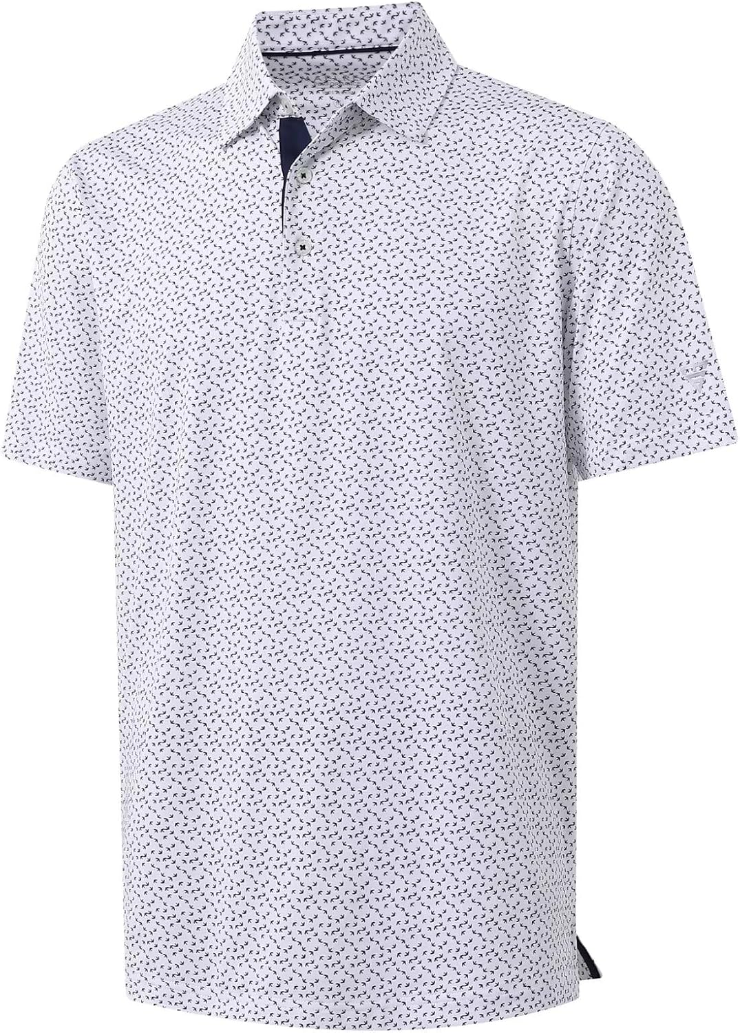 M MAELREG Mens Golf Shirt Short Sleeve Performance Polo Style