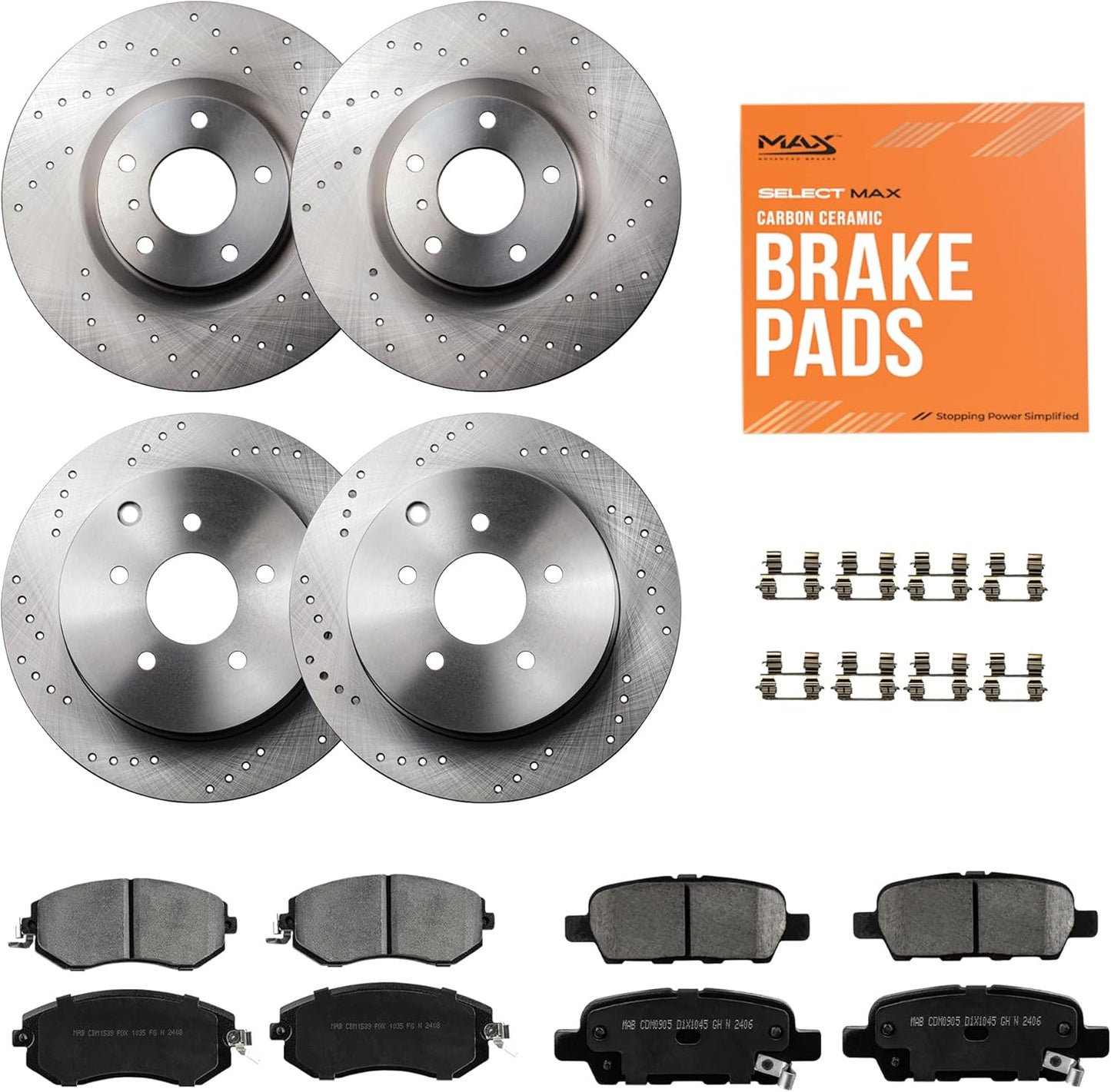 Max Advanced Brakes StyleMAX Brake Kit for Nissan Murano & Pathfinder