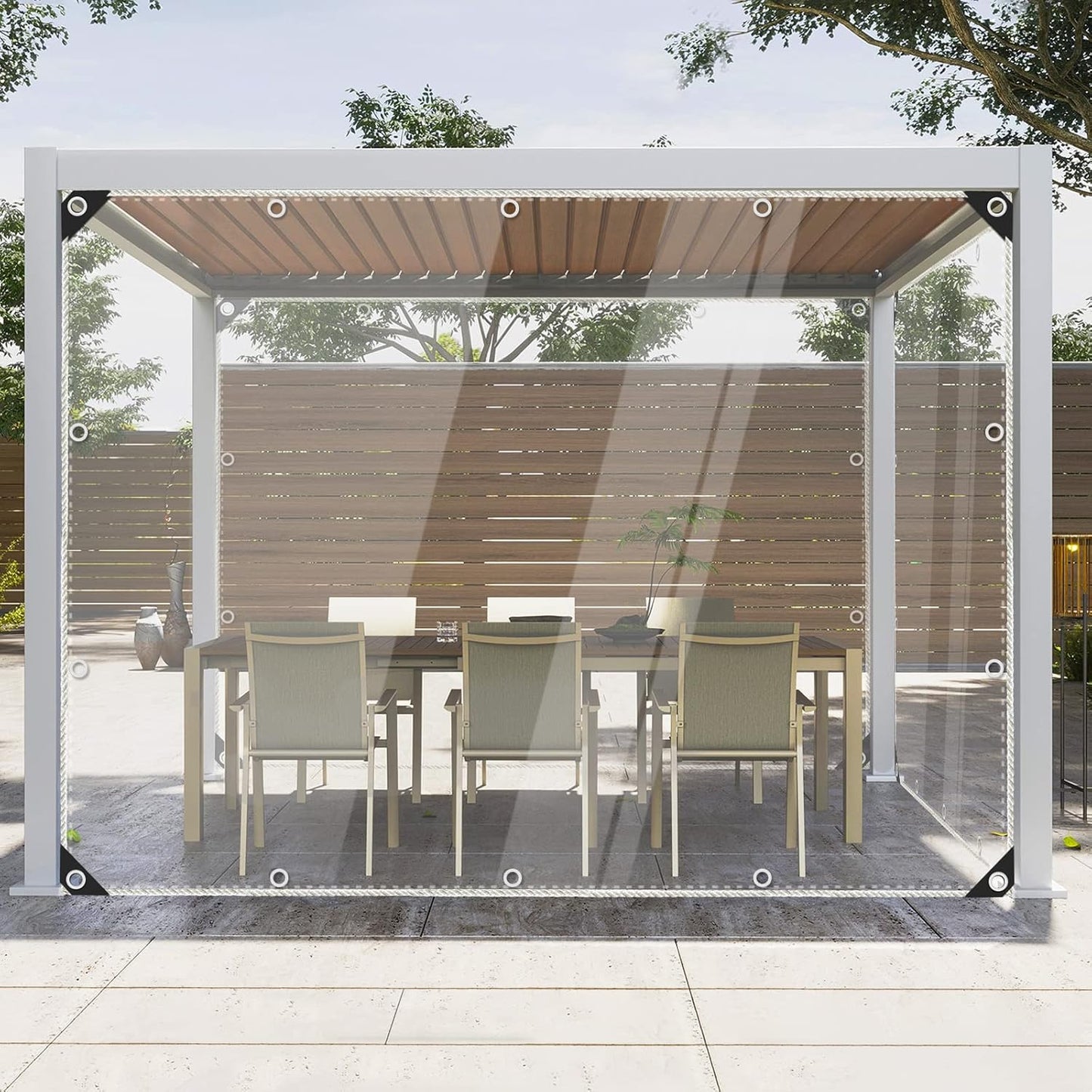 Clear Tarps Heavy Duty Waterproof for Greenhouse and Outdoor Use