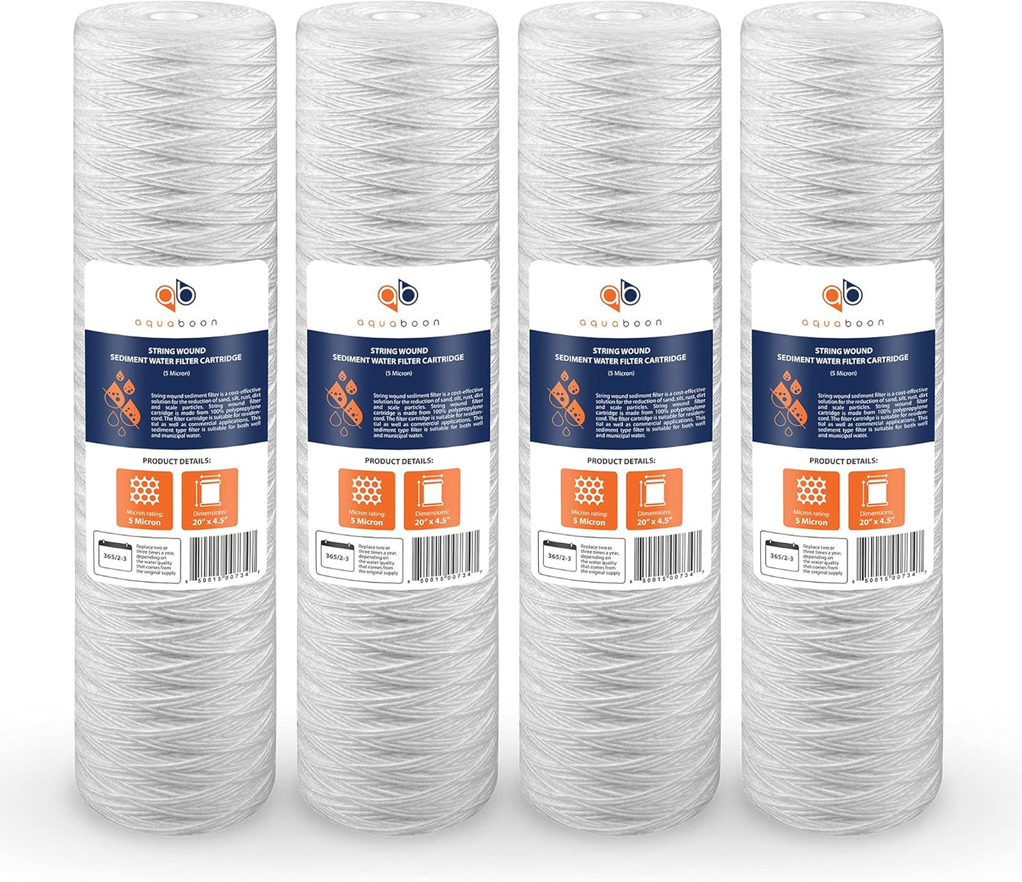 5 Micron Whole House Water Filter Cartridge for Well Water