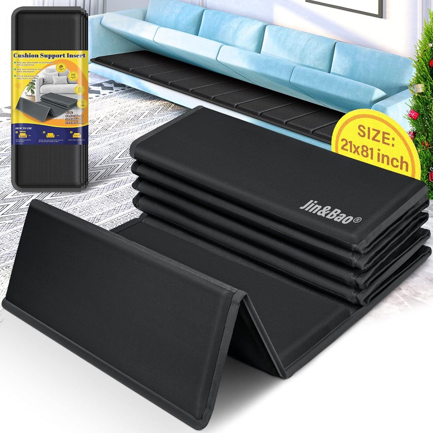 Couch Cushion Support for Sagging Heavy Duty Solid Wood Board