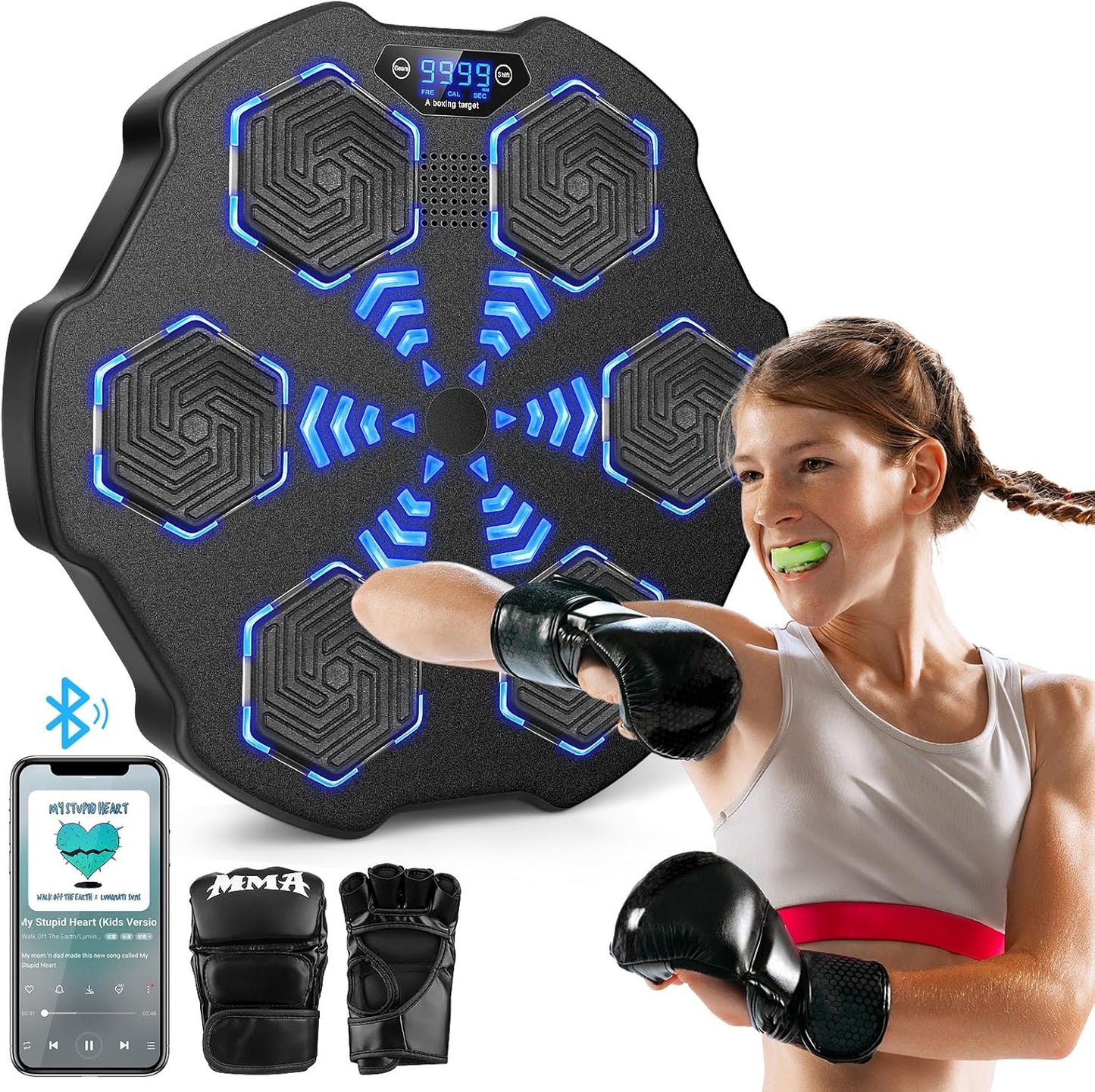 Smart Boxing Machine: Wall Mounted Workout Bliss