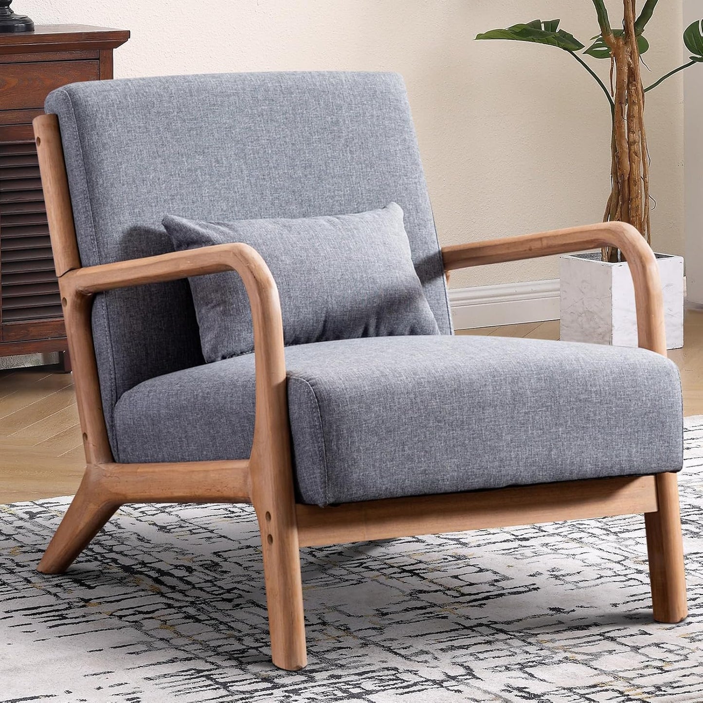 Mid Century Modern Accent Chair: Comfy & Stylish