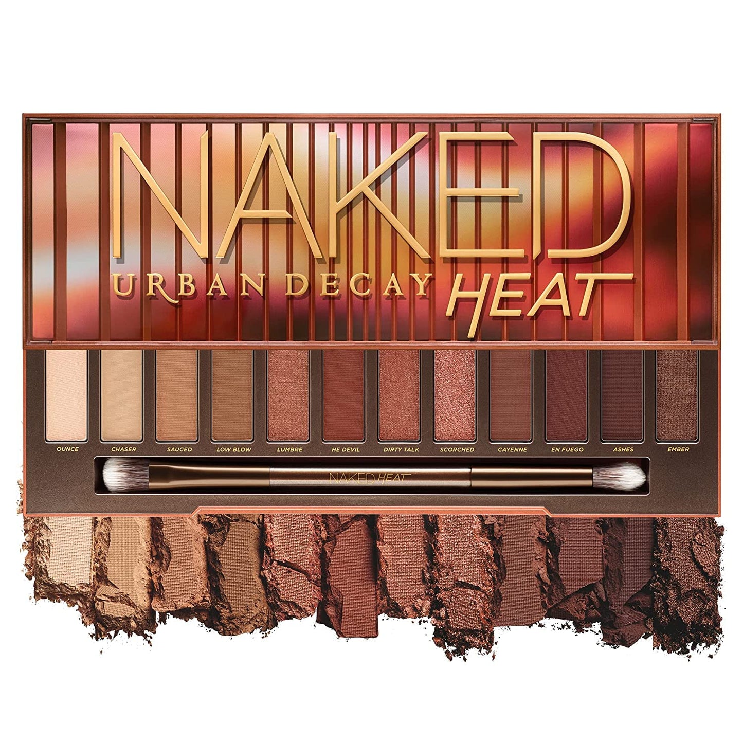 Urban Decay Naked Heat Eyeshadow Palette for Warm Brown Looks