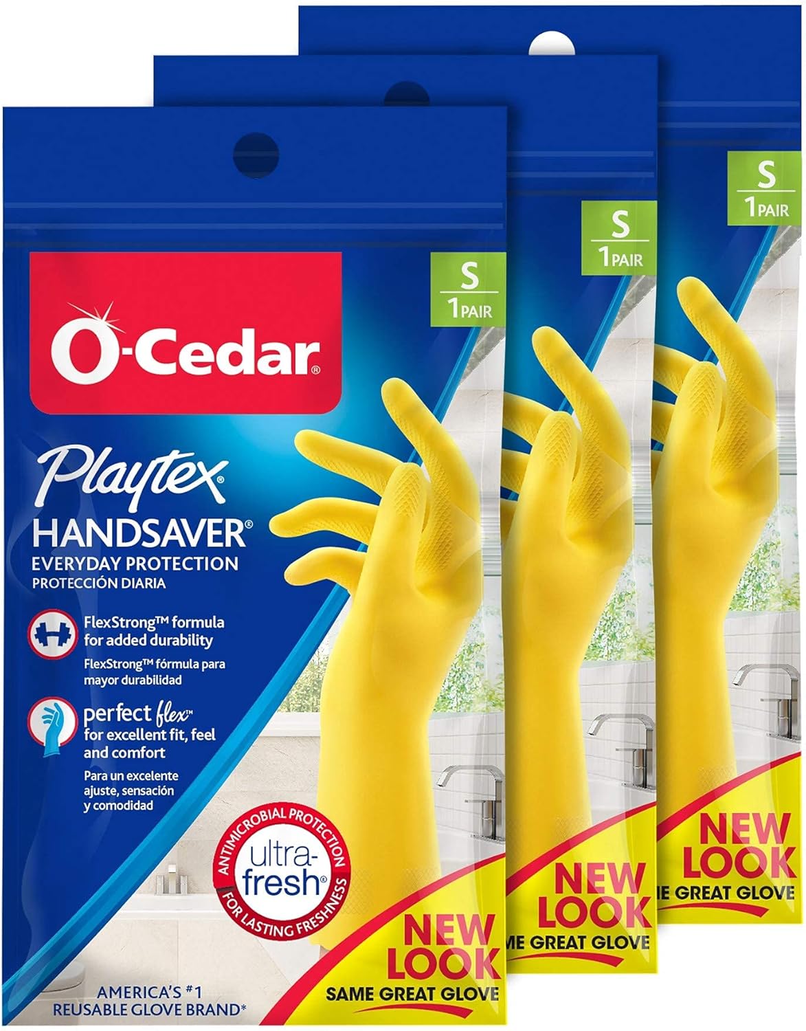Playtex Handsaver Reusable Rubber Gloves - Durable Protection
