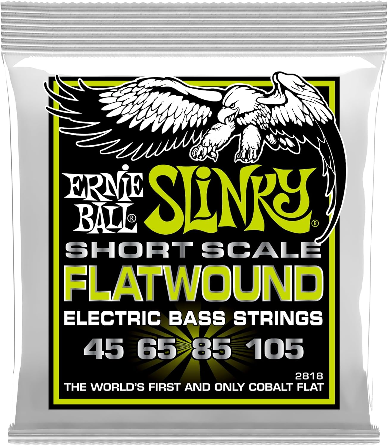 Ernie Ball Regular Slinky Flatwound Short Scale Bass Strings