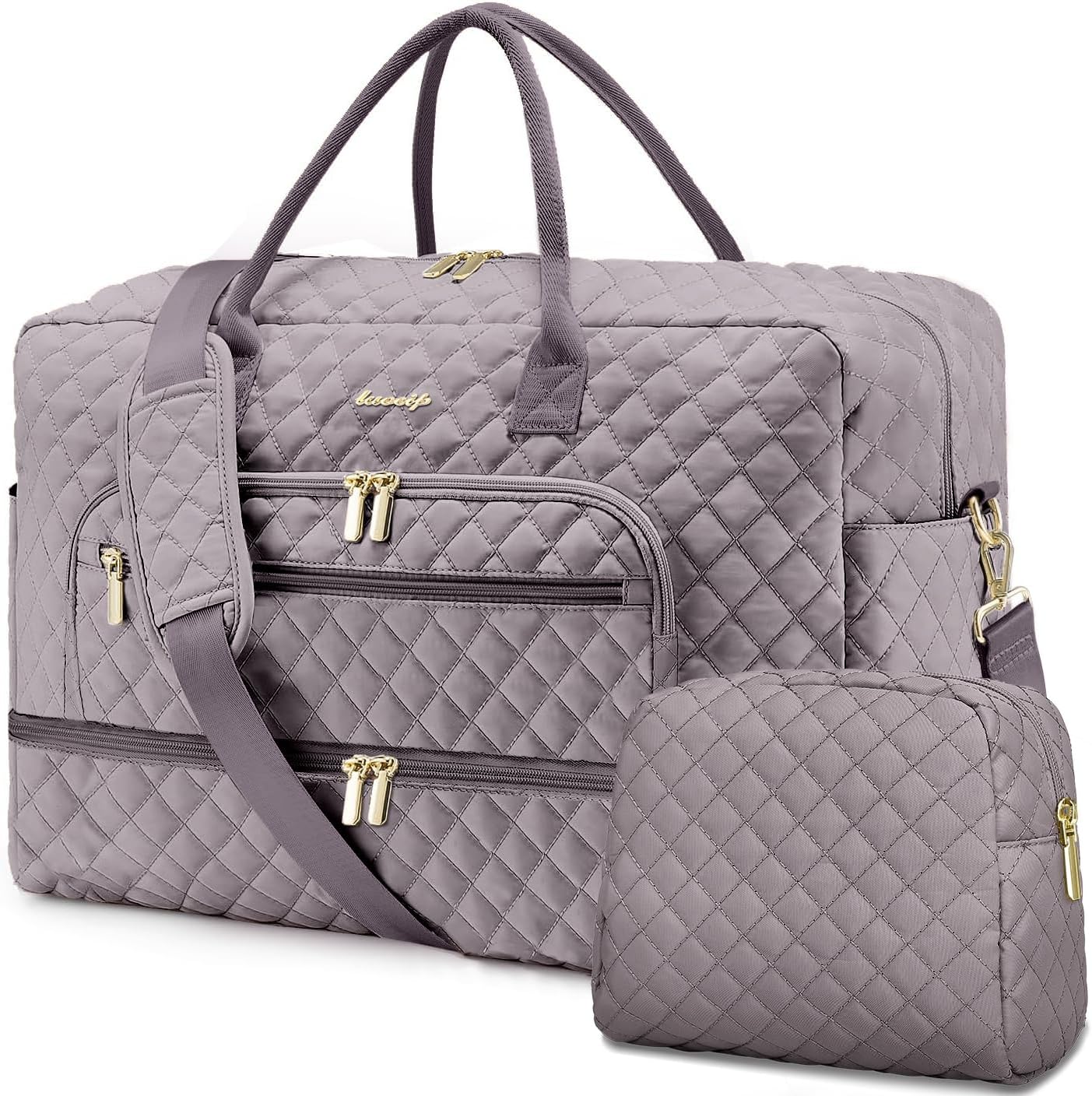 Travel Duffle Bag Weekender for Women with Shoe Compartment