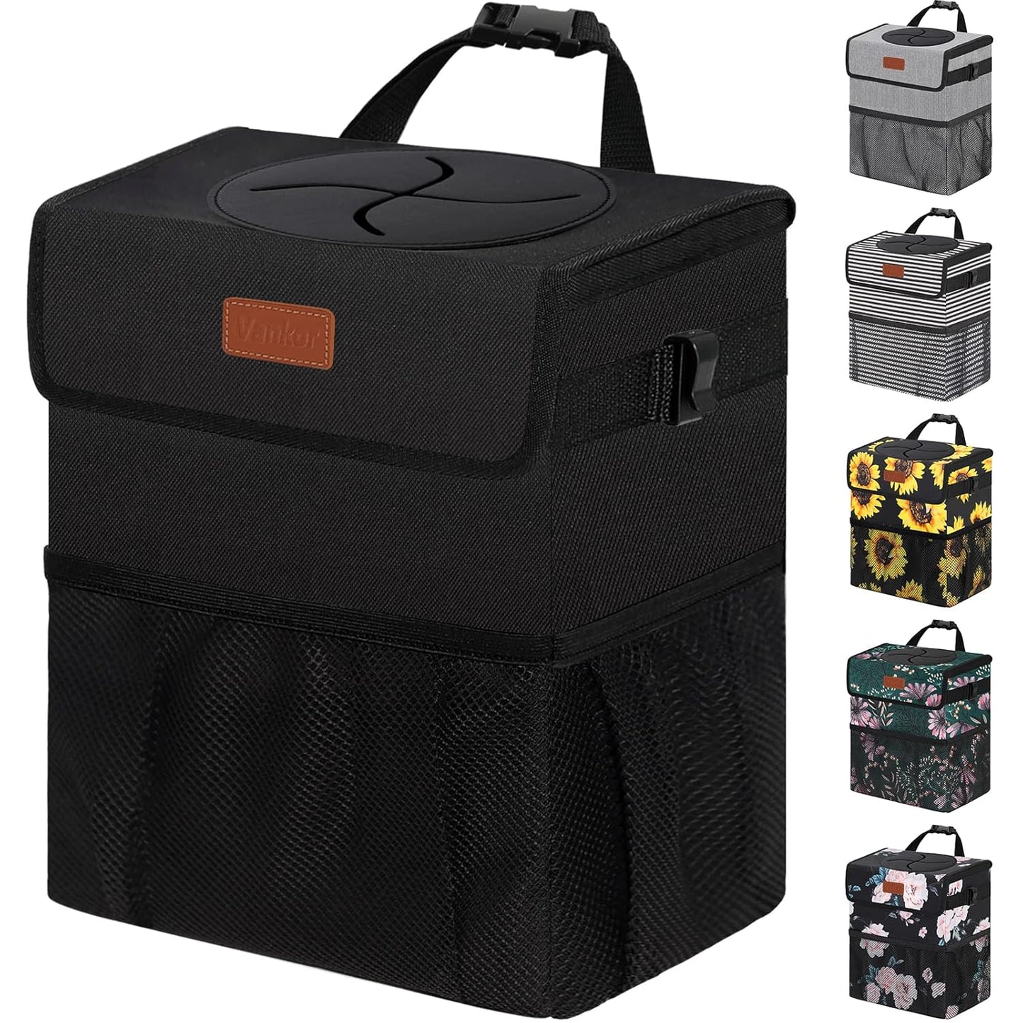 Leak-proof Car Trash Can by Vankor