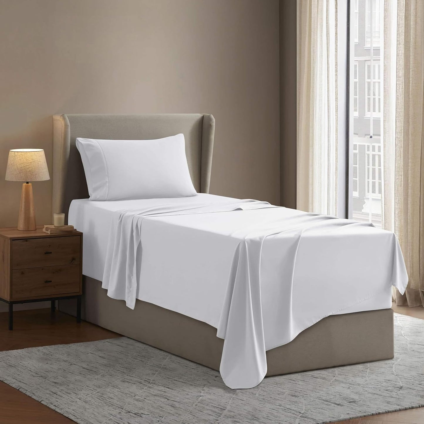 Luxury Twin XL Sheet Set for College Dorm - Ultra-Soft Microfiber