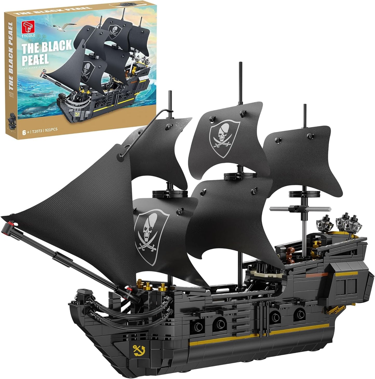 Pirate Ship Building Block Set for Creative Fun and Adventure