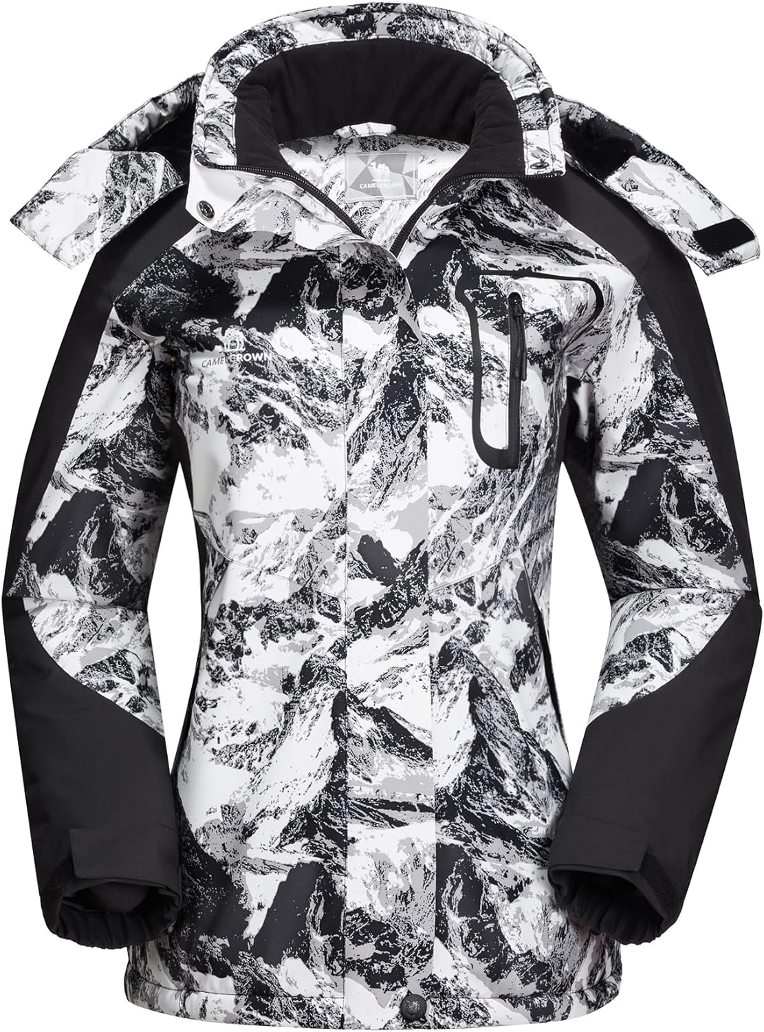 CAMEL CROWN Women's Ski Jacket for Winter Sports and Snow