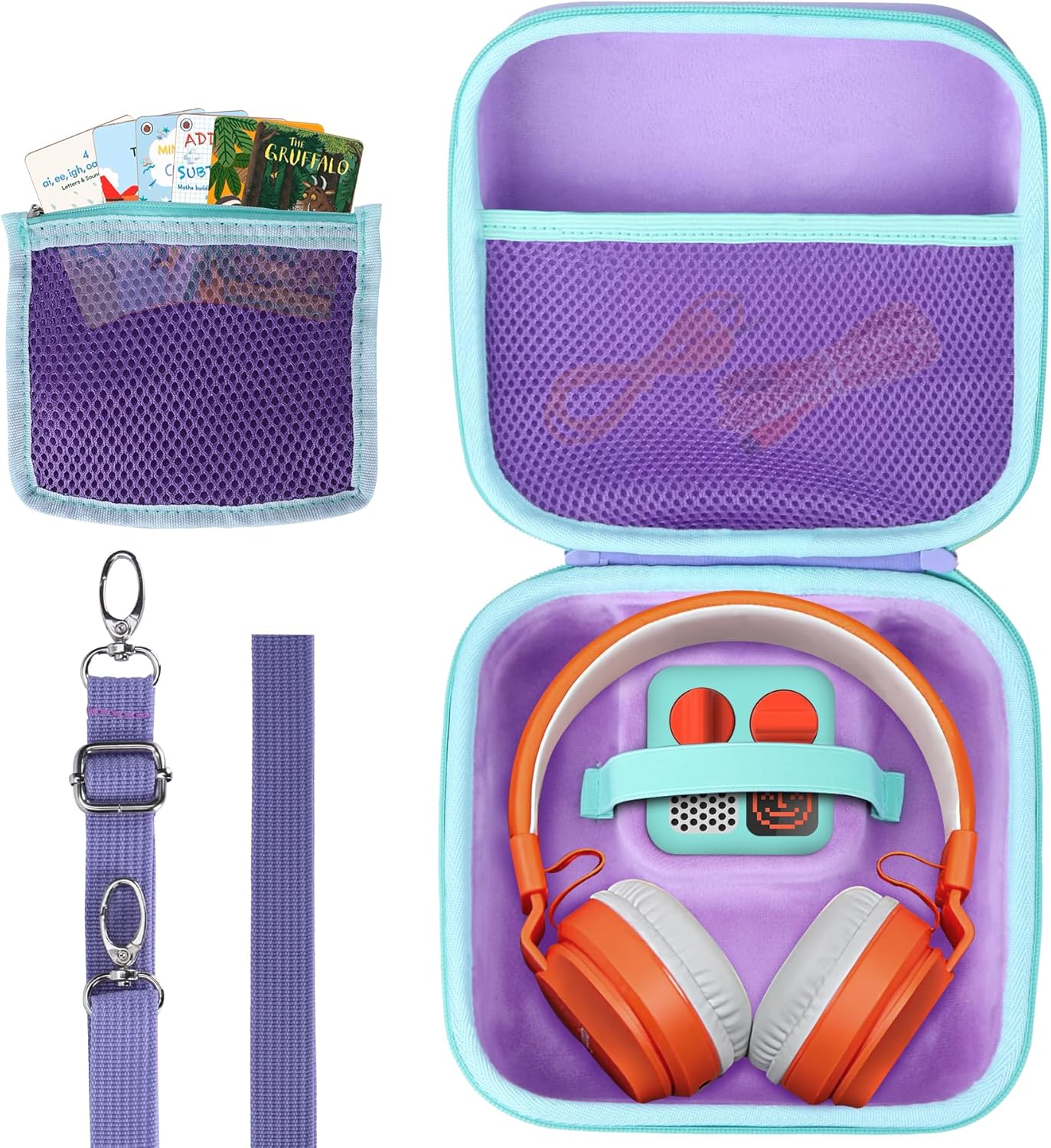 Durable Storage Case for Yoto Mini Kids Audio Player & Headphones