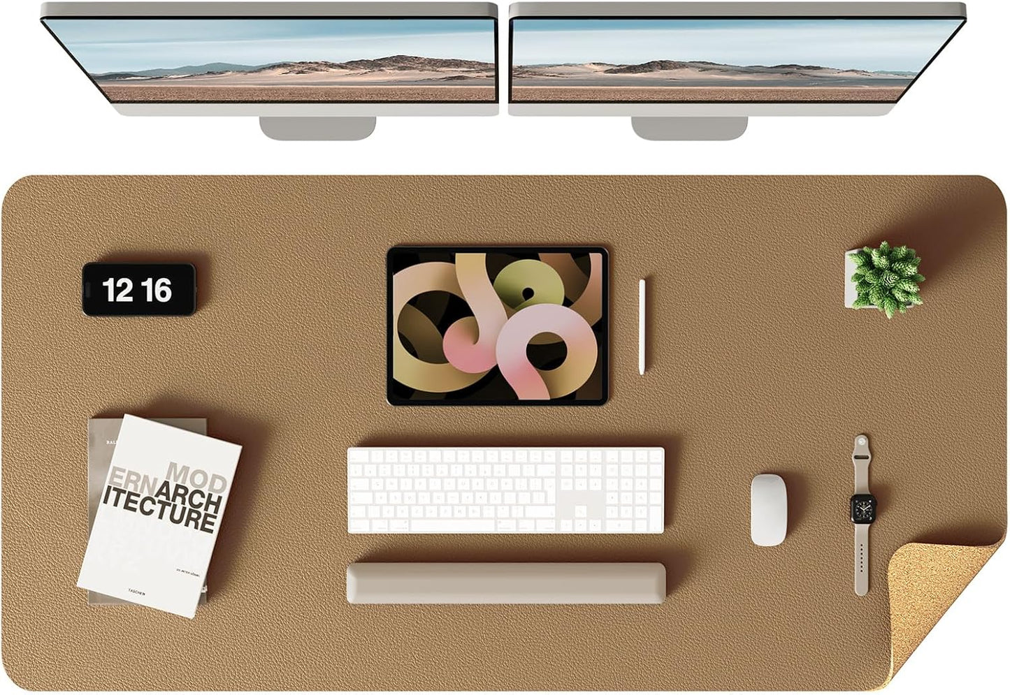 YSAGi Double-Sided Desk Mat for Office and Home Use