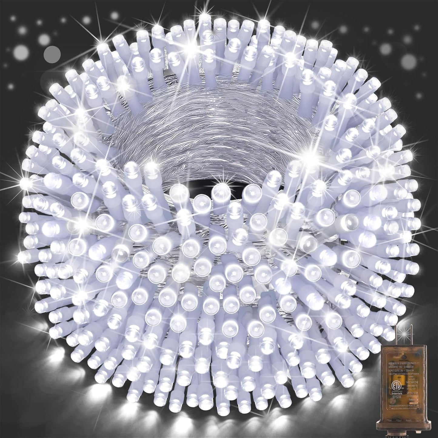 SAUIRS 600FT 1500 LED Christmas Lights for Indoor Outdoor Use