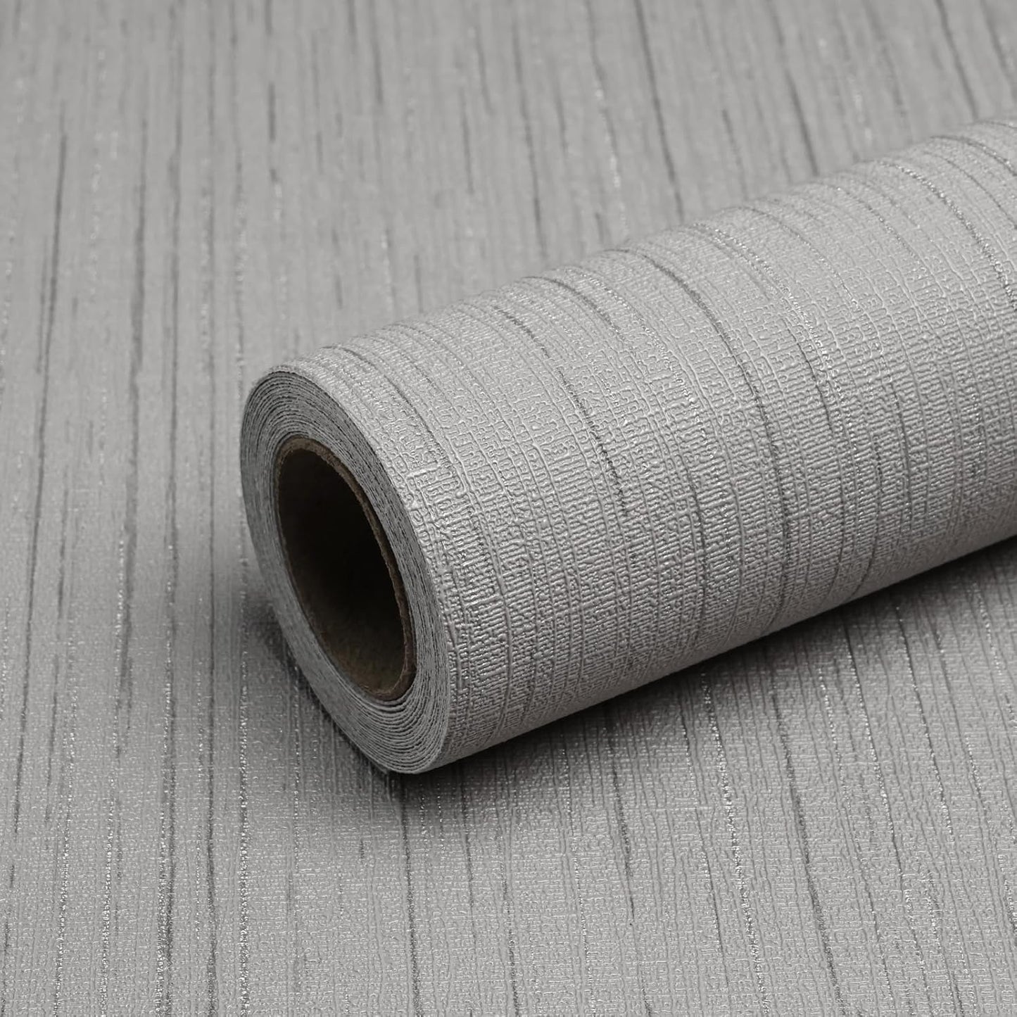 Grey Grasscloth Peel and Stick Wallpaper for Vintage Decor
