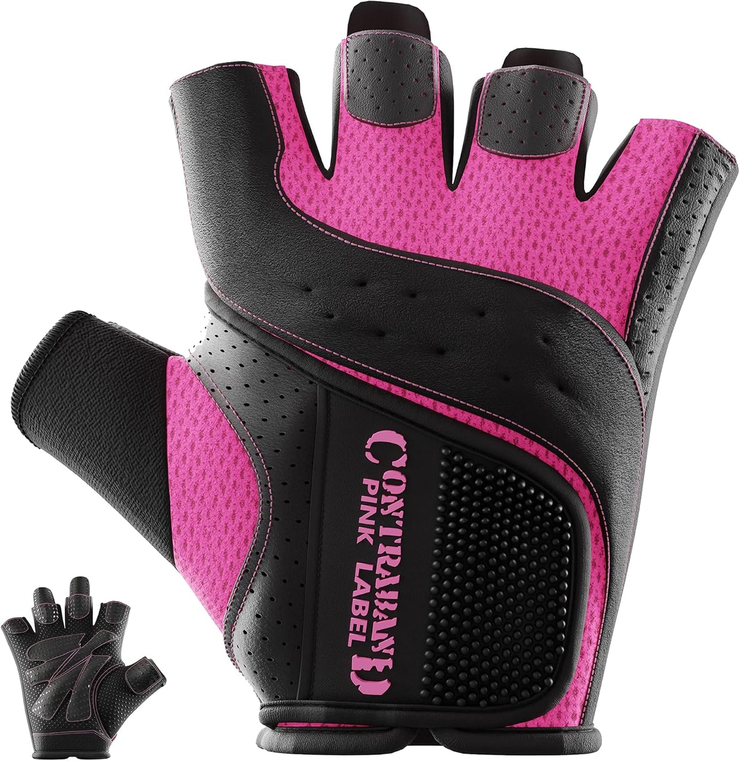 Contraband Pink Label Women's Weightlifting Gloves - Grip-Lock Padding for Enhanced Performance