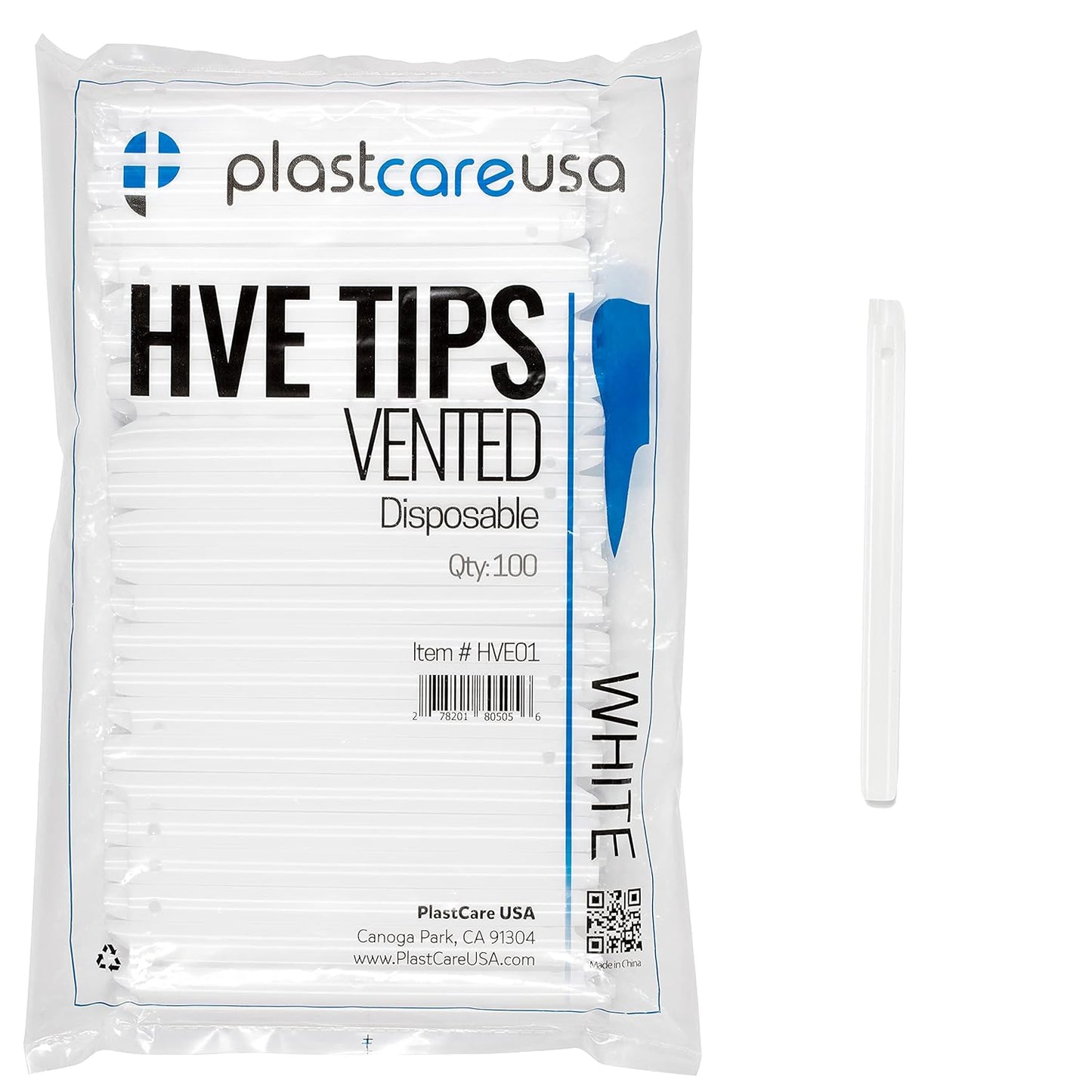 High Volume Evacuator HVE Tips - 500 Pack for Dental Use