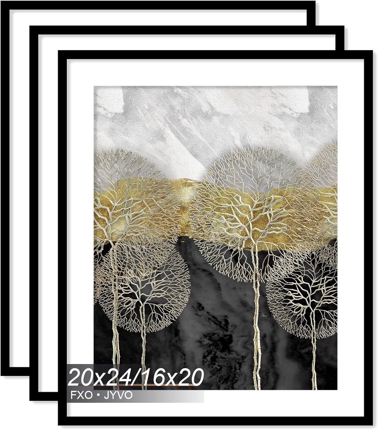 20x24 Picture Frame Set of 3 for Posters and Photos