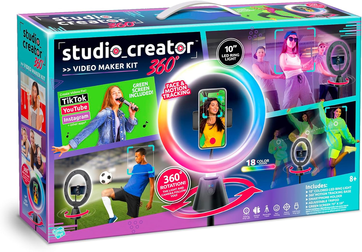 Canal Toys Studio Creator 360 Video Maker Kit for Young Creators